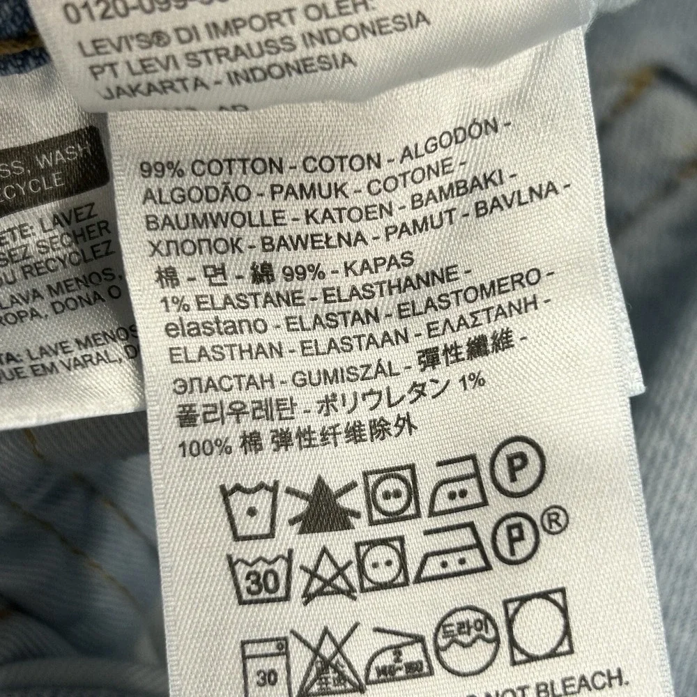 Levis‎ 502 Shorts Men Size 38 Blue Demin Cotton